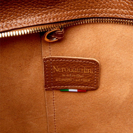 NeroGiardini Borsa Donna in Pelle Cuoio - MARIO SPATARELLA