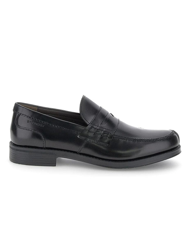 Stonefly Mocassini Uomo College in Pelle Nero 211972 BLISS BLACK Stonefly 