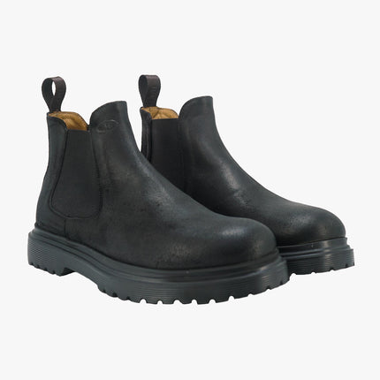Stivaletti Chelsea Uomo in Pelle Nero DILAN9 NERO OIL Rogal's 