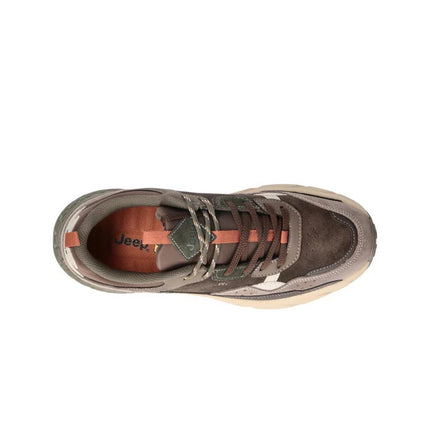 Jeep Sneakers Uomo Multicolor Marrone GROOVE U DARK BROWN Jeep Footwear 
