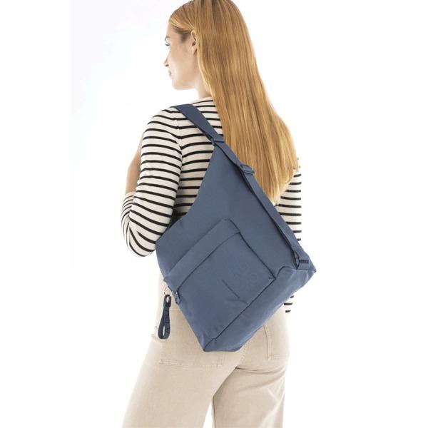 Mandarina Duck Borsa Convertibile Zaino Tessuto Deep Blue QMT09 MD20 DEEP BLUE Mandarina Duck 