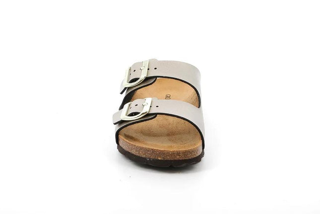 Ciabatta Sughero Doppia Fibbia CB2425 SARA CHAMPAGNE Grunland 