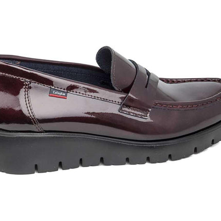 Mocassini Donna Vernice Bordeaux 89803 HAMAN RIOJA Callaghan 