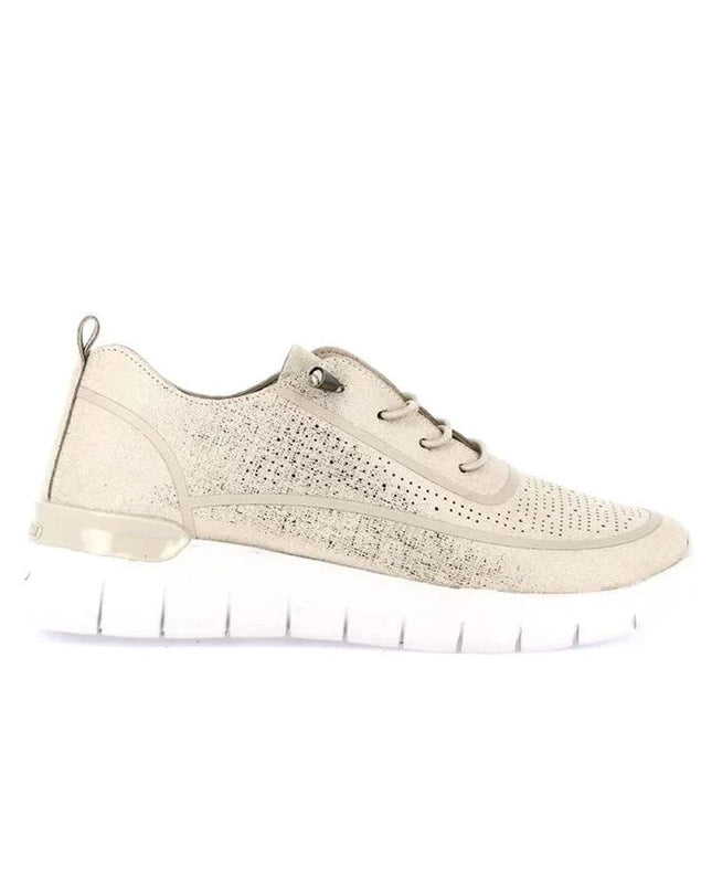 Grunland Sneakers Suer Leggera Donna Beige - MARIO SPATARELLA