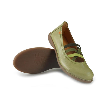Jungla Ballerine in Pelle Multicolor Verde 4751 ARBEQUINA Jungla 
