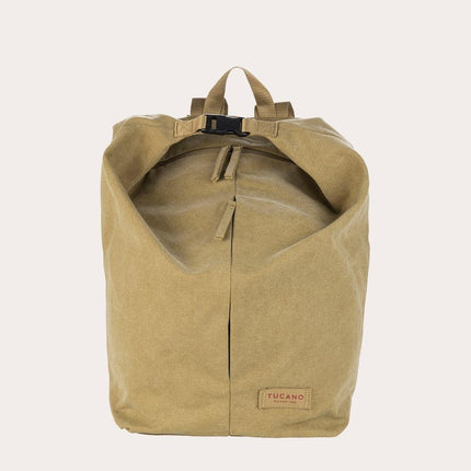 Zaino Sacca Unisex in Canvas Beige - MARIO SPATARELLA