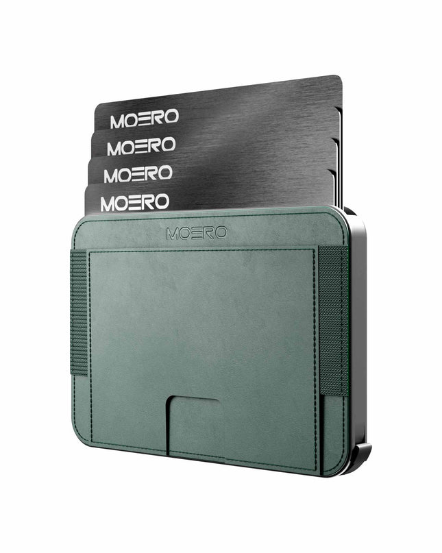 Moero M2 Green Portafoglio Slim M2 GREEN CARD BLACK Moero 