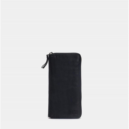 Biba Portafogli Donna Lungo con Zip in Pelle Nera BT10 BOSTON BLACK Biba 