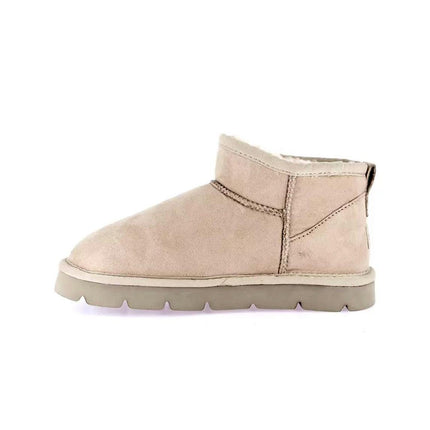 Short Sheepskin Boot Ultra Mini Beige - MARIO SPATARELLA