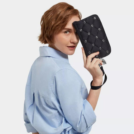 Trousse Multitasche in Tessuto CREATIVITY XL EYE LET BLACK Kipling 