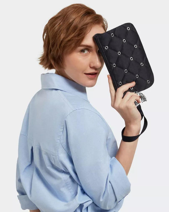 Trousse Multitasche in Tessuto CREATIVITY XL EYE LET BLACK Kipling 