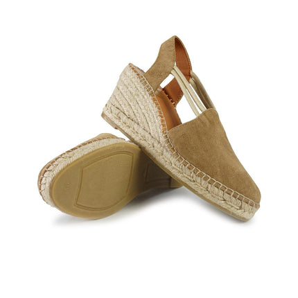 Viguera Espadrillas Alta in Camoscio con Elastici Whisky 1824 WHISKY Viguera 