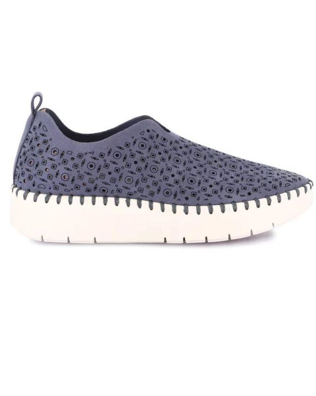 Grunland Slipon Traforata Donna in Tessuto Jeans Blu SC6184 SILI BLU Grunland 
