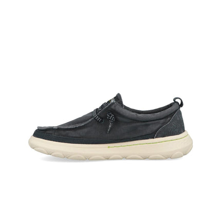 Jeep Scarpe Slip On Uomo in Tessuto Blu KAUAI WALLABEE NAVY Jeep Footwear 