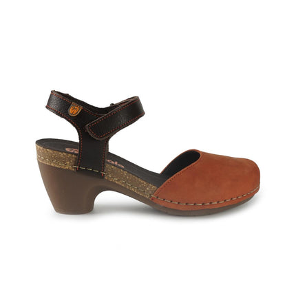 Jungla Pump Donna in Pelle Nabuk Terra 7463 TEJA Jungla 