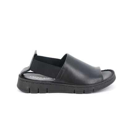 Grunland Sandali Confort in Pelle Nero SA1199 GITA BLACK Grunland 