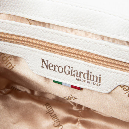 Borsa BiancaTracolla E443784 BIANCO 707 Nero Giardini Borse 