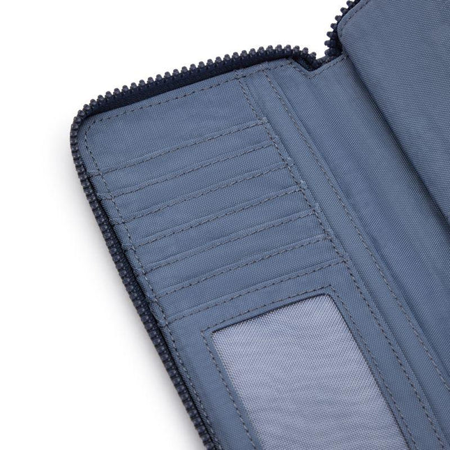 Portafogli Donna Lungo Blu Jeans MONEY WORLD BLUE LOVER Kipling 