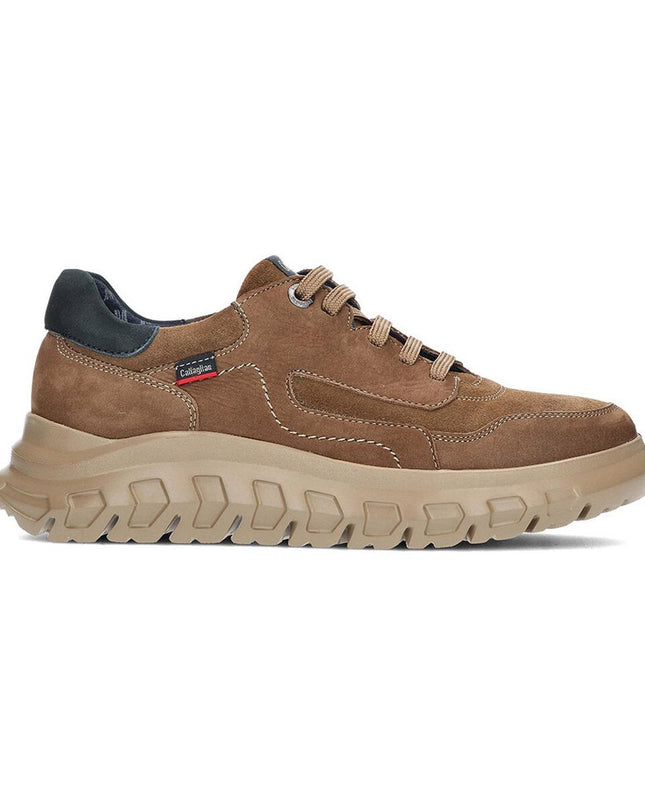Sneakers Squalo Uomo in Nabuk Tartufo 55302 SQUALO2 TRUFA Callaghan 