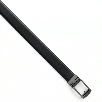 Frau Cintura Uomo con Chiusura a Scatto in Pelle Nera 148C SHADE BLACK Frau 