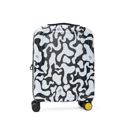 Mandarina Duck Trolley Cabina Bagaglio a Mano Espandibile 4 Ruote Fantasia UJV24 LOGODUCK MOIRE Mandarina Duck 