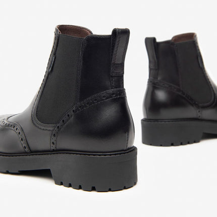 Nero Giardini Stivaletti Chelsea Oxford Donna Pelle Nero I411452D NERO 100 Nero Giardini 