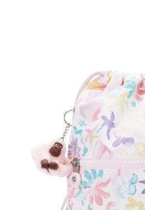 Kipling Sacca in Tessuto Fantasia Fiori SUPERTABOO ACQUA SEA Kipling 