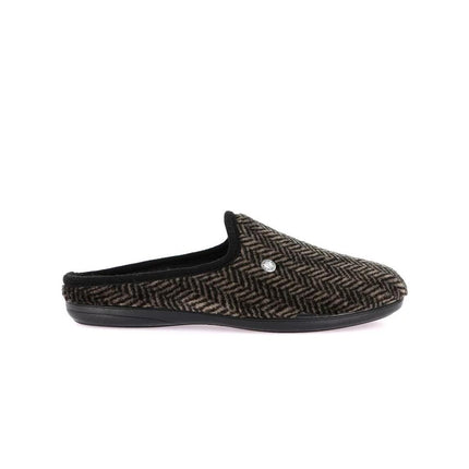 Grunland Pantofole Ciabatte Uomo in Tessuto Spinato Oliva - MARIO SPATARELLA