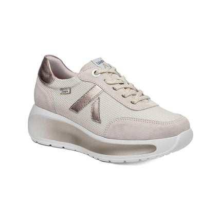 Callaghan Sneakers Donna con Zeppa in Pelle e Tessuto Patino 61609 GRACE PLATINO Callaghan 