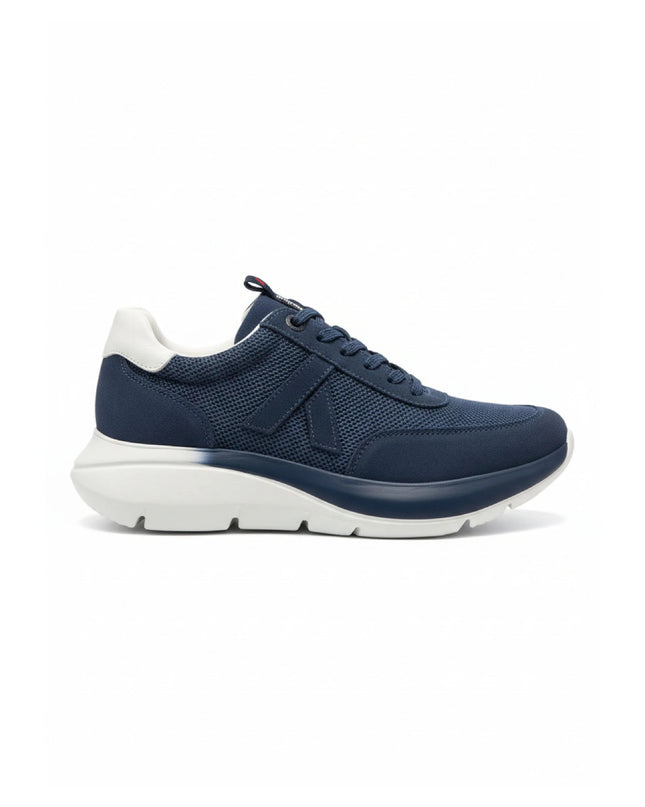 Callaghan Sneakers Algoritmo Uomo in Camoscio e Tessuto Blu 61205 ALGORITMO OCEAN Callaghan 