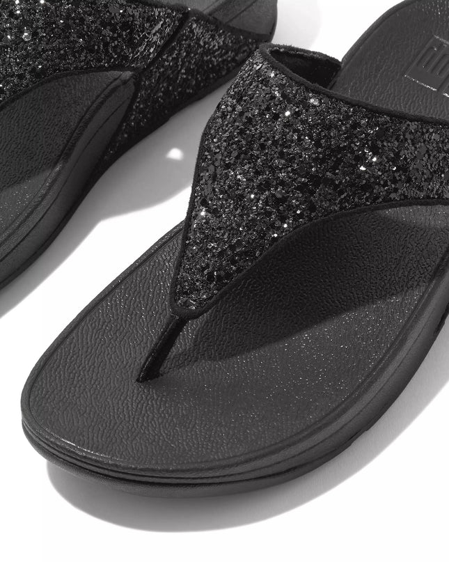 FitFlop Sandali Donna Infradito Glitter Nero X03-339 LULU GLITTER FitFlop 