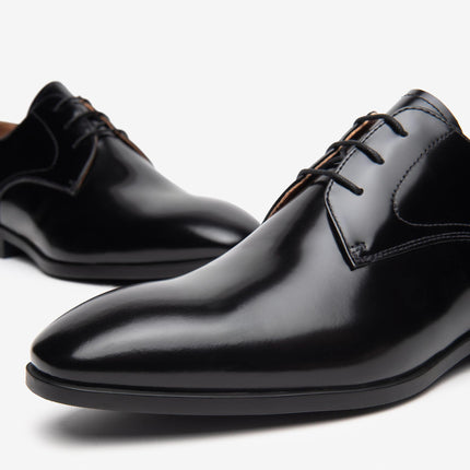 Nero Giardini Francesina Derby Liscio Uomo in Pelle Nera E500572UE NERO 100 Nero Giardini 