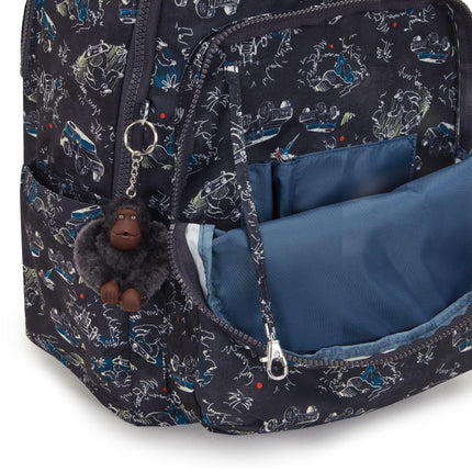 Zaino Porta Computer 15 Pollic Fantasiai Blu SEOUL COLLEGE JUNGLE FUN RACE Kipling 