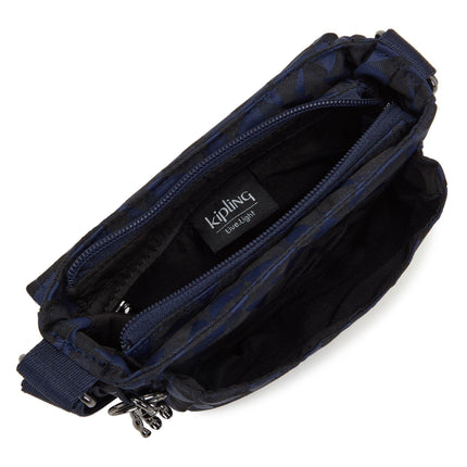 Borsetta Tracolla con Patta LOREEN MINI ENDLESS NAVY JQ Kipling 