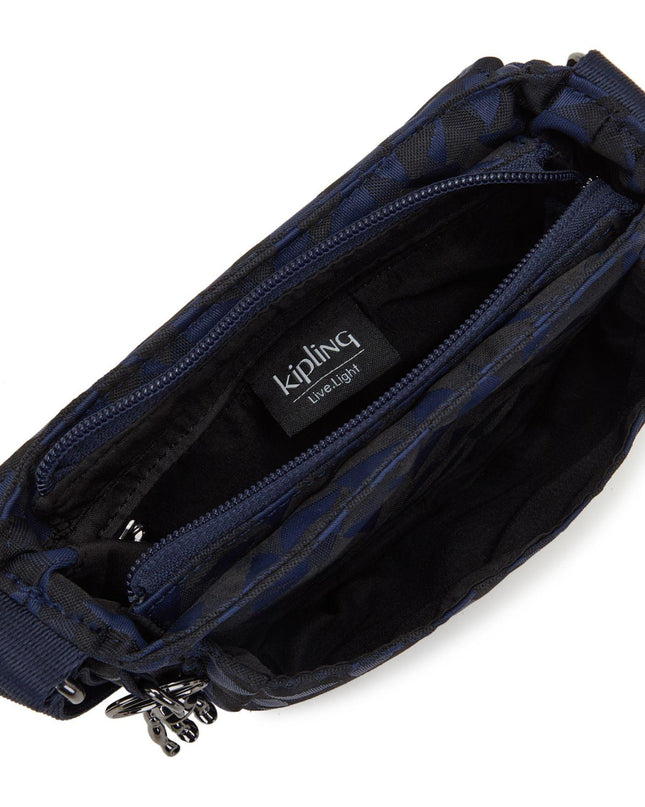 Borsetta Tracolla con Patta LOREEN MINI ENDLESS NAVY JQ Kipling 