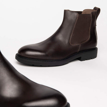 Stivaletti Uomo Chelsea Pelle Marrone - MARIO SPATARELLA