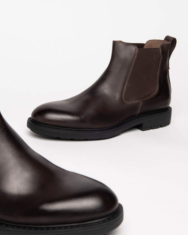 Stivaletti Uomo Chelsea Pelle Marrone - MARIO SPATARELLA
