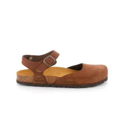 Grunland Sandali Sughero Pelle Nabuk Marrone SB0002 SARA BROWN Grunland 
