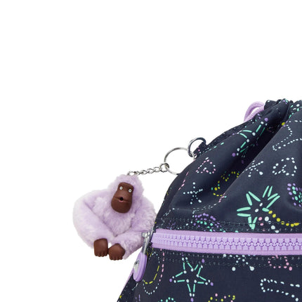 Kipling Sacca in Tessuto Fantasia Unicorn Star SUPERTABOO UNICORN STAR Kipling 