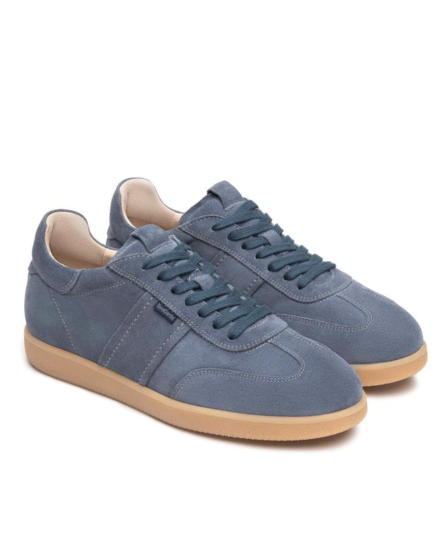 NeroGiardini Sneakers Bassa Uomo in Camoscio Avio E500685U AVIO 203 Nero Giardini 