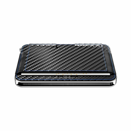 Moero M2 Pro Carbon Racing Blue Portafoglio Slim M2 PRO CARBON BLUE CARD GREY Moero 
