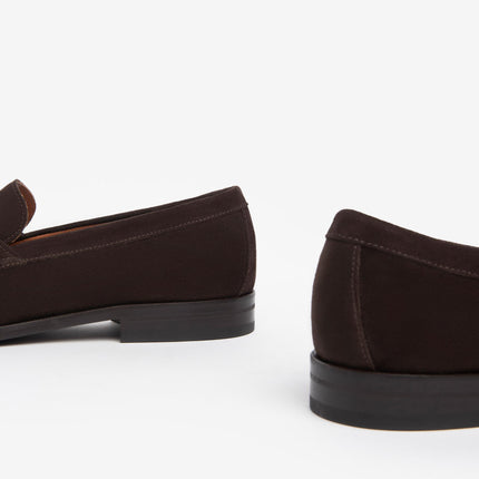 Mocassini Uomo Camoscio Marrone I302930UE MORO300 Nero Giardini 