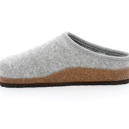 Pantofole Donna Feltro Lana Cenere CB0169 SARA CENERE Grunland 