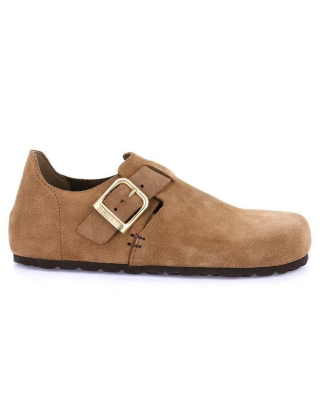Grunland Scarpa London con Plantare Morbido Sughero Bio Donna in Camoscio Tortora SC6170 SARA TORTORA Grunland 