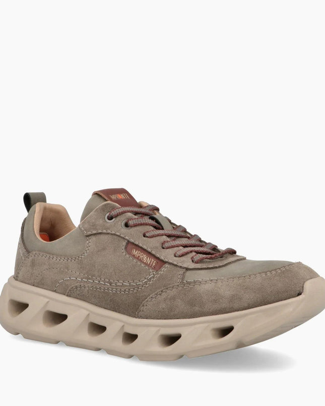 Impronte Sneakers Donna Running in Pelle Taupe SAN MARCO MIX TAUPE Impronte 