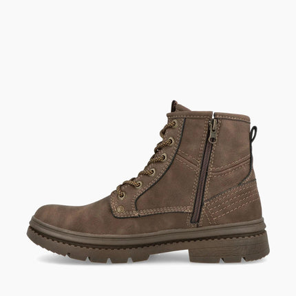 Jeep Anfibi Uomo in Pelle Marrone TUAREG BOOT DARK BROWN Jeep Footwear 