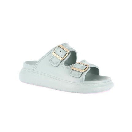 Grunland Sandali Ciabatta Platform Doppia Fibbia Donna in Gomma Salvia CI1906 DALA SALVIA Grunland 