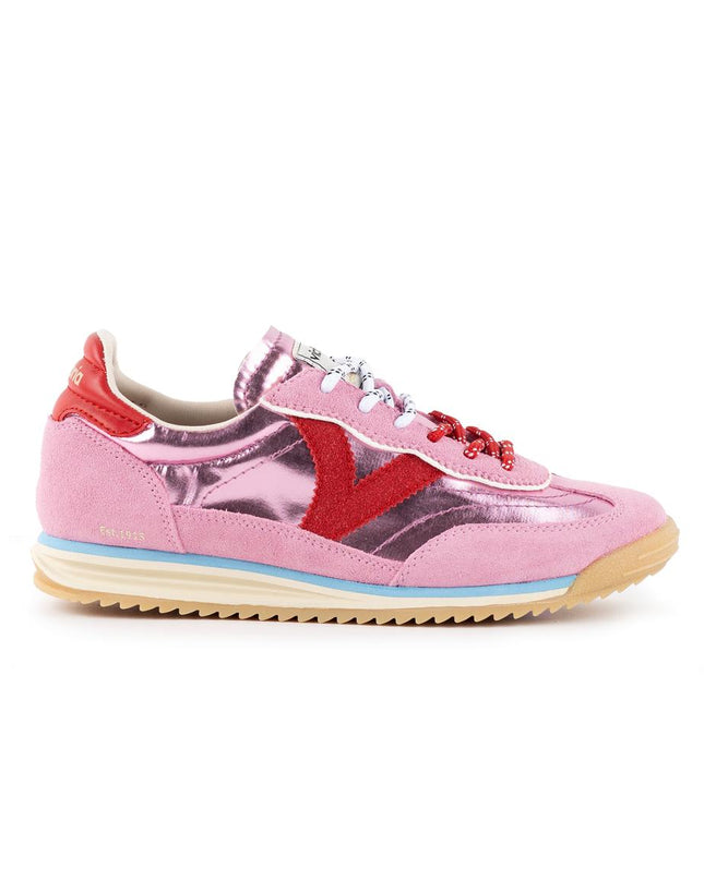 Victoria Sneakers Bassa Donna Urban City Running Metallizzato 1158111 SATURNO NYLON PINK Victoria 