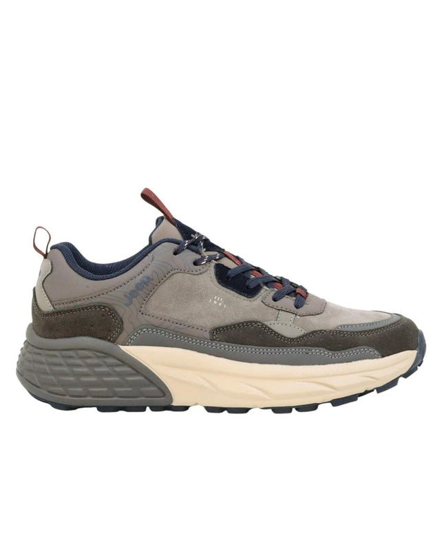 Jeep Sneakers Uomo Multicolor Grigio GROOVE U GREY Jeep Footwear 