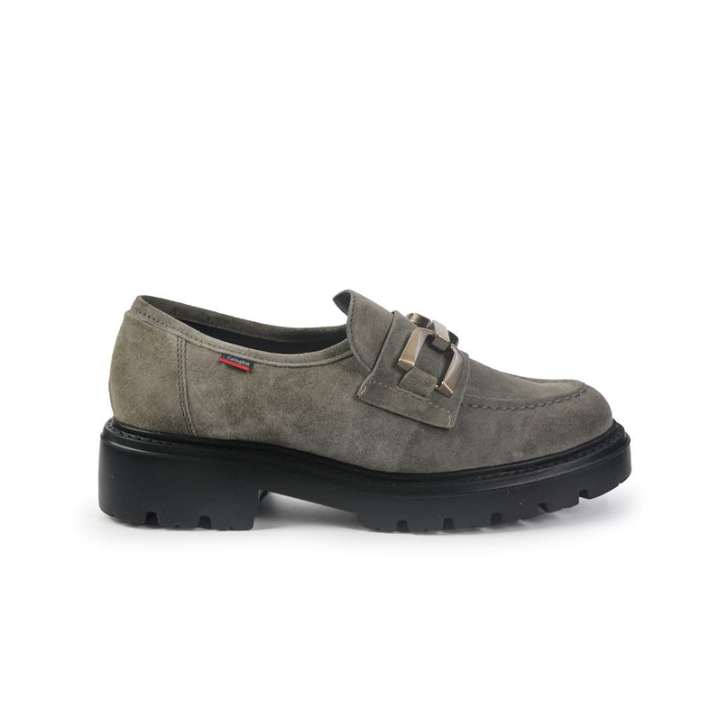 Callaghan Mocassini Donna con Morsetto in Camoscio Nutria - MARIO SPATARELLA